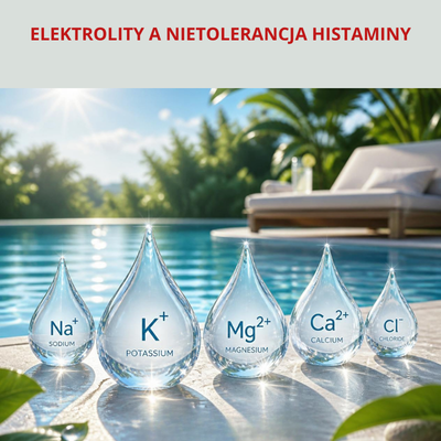 ELEKTROLITY PRZY NIETOLERANCJI HISTAMINY - CO WARTO WIEDZIEĆ LATEM.