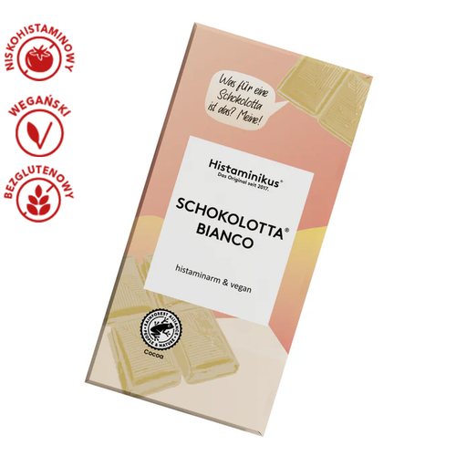 BIO biała czekolada niskohistaminowa
