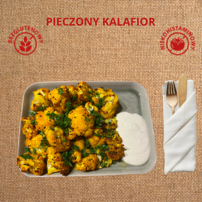 Niskohistaminowy pieczony kalafior