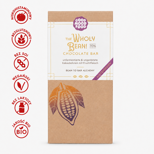 Czekolada niskohistaminowa The Wholy Bean