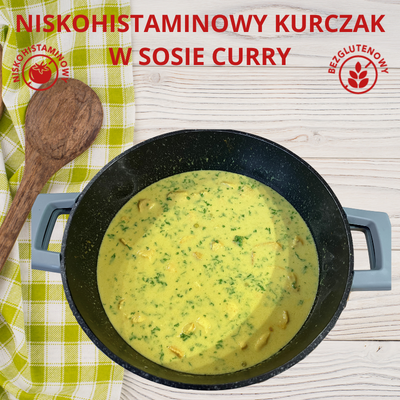 Niskohistaminowy kurczak w sosie curry