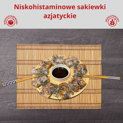 Niskohistaminowe sakiewki azjatyckie w papierze ryżowym