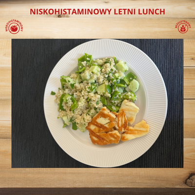 Niskohistaminowy letni lunch
