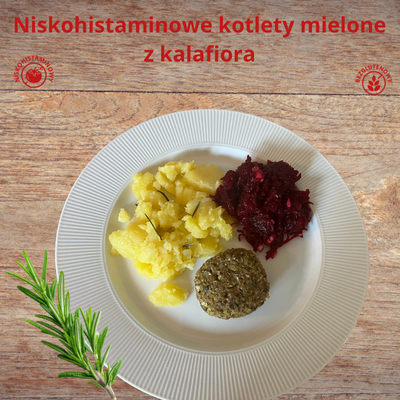 Niskohistaminowe kotlety mielone z kalafiora
